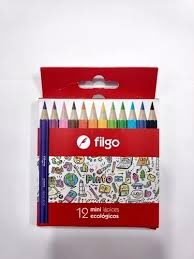 LAPICES FILGO COLOR CORTO X12
