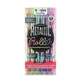 ROLLER BALL MOOVING TINTA GEL METALLIC OUTLINER X 6 UDS 2636080