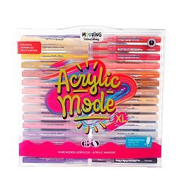 MARCADOR MOOVING ACRYLIC MODE BLISTER X60 COLORES 2636293