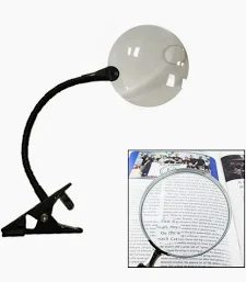 LUPA CON PINZA PARA LA MESA 90MM