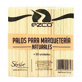 PALITO P/HELADO EZCO MADERA NATURAL X 50 UNIDADES 2382100