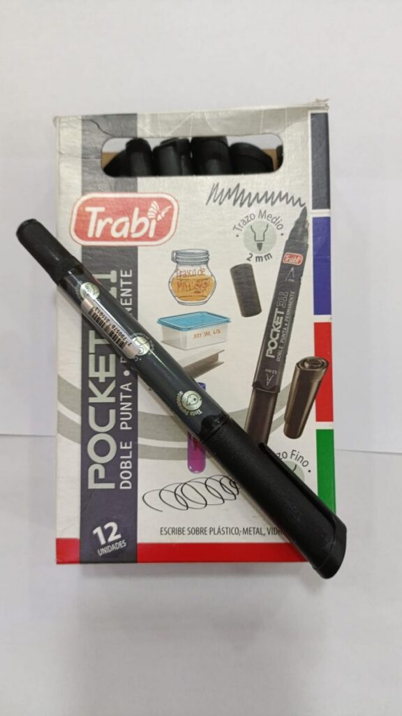 MARCADOR TRABI DOBLE PUNTA FINO Y MEDIO 311 1215520