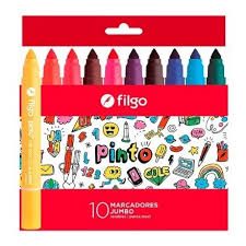 MARCADORES FILGO PINTO JUMBO X10