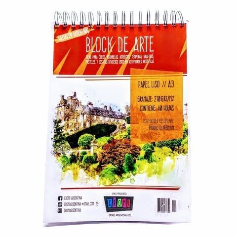 BLOCK PARA DIBUJO CROMI A3 210 GRS 40HJS