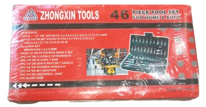 JUEGO DE TUBOS TORK Y ALLEN X46 PCS ZHONGXIN TOOLS TL39625