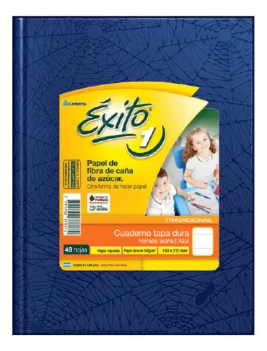 CUADERNO EXITO E1 FORRADO T.D AZUL X 48 HJS RAY.0020450