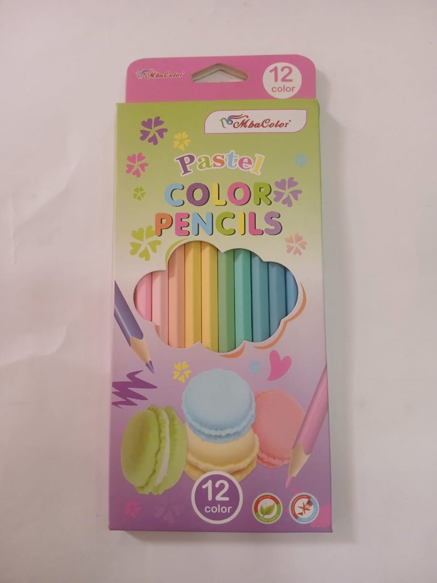 LAPIZ COLOR X 12 PASTEL MBACOLOR ST43504