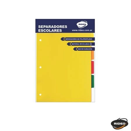 SEPARADOR RIDEO N3 5 POS INTENSE POLIPROP
