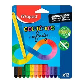 LAPICES DE COLORES MAPED COLOR PEPS INFINITY X12 0751252