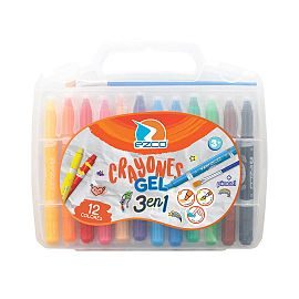 CRAYON EZCO EN GEL X 12 COLORES 2383230