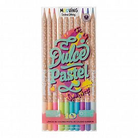 LAPICES DE COLORES MOOVING DULCE PASTEL X 10 LARGOS 2636520