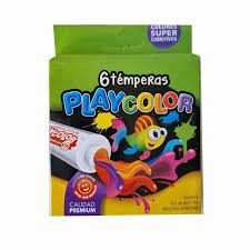 TEMPERA PLAYCOLOR X6 UDS CLASICO