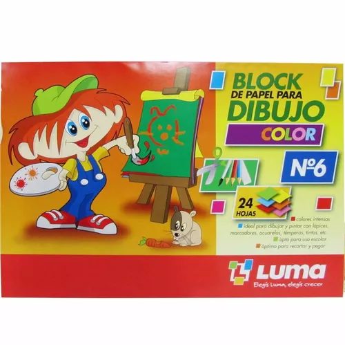 BLOCK P/DIBUJO LUMA N6 COLOR 24HJ 120-168