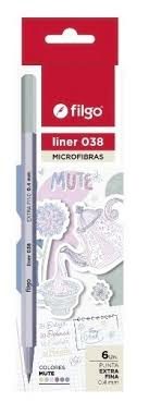 MICROFIBRA FILGO LINER 038 X6 MUTE EN CAJA