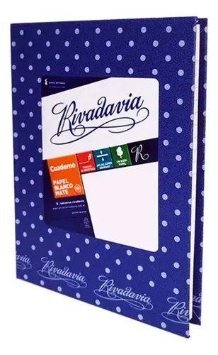 CUADERNO RIVADAVIA LUNARES T.D. AZUL X 50 HJS RAY.0010590
