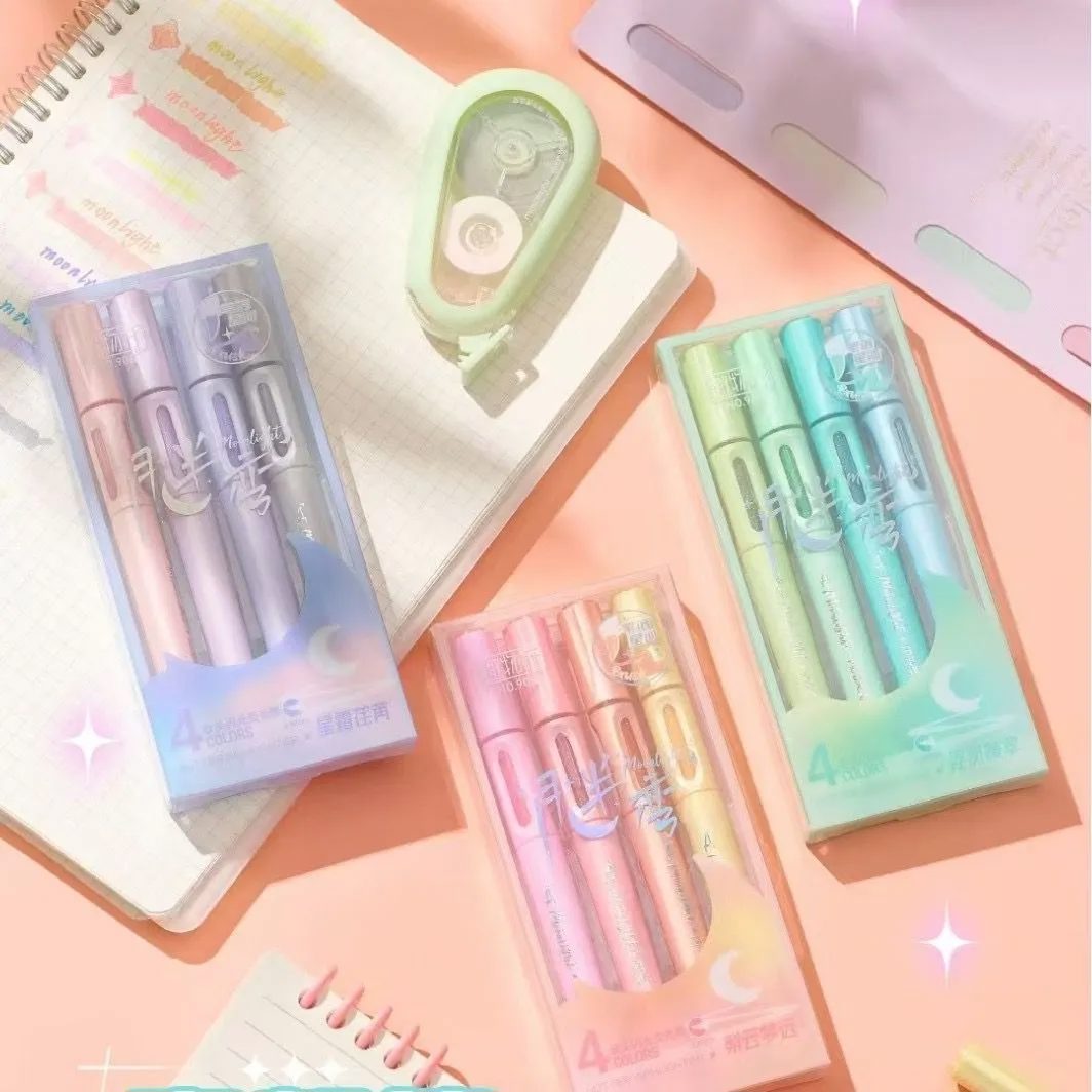 MARCADOR GLITTER X 4 ST44486 3 TONOS