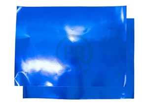 CARTULINA ESCOLAR LUMA METALIZADA AZUL.A604AZ MTL 45 X 61 CM.1203374