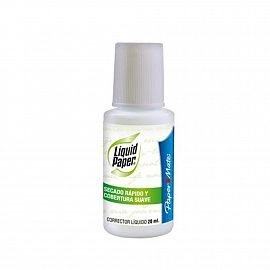CORRECTOR LIQUID PAPER FRASCO 20 ML C/PINCEL 0182840