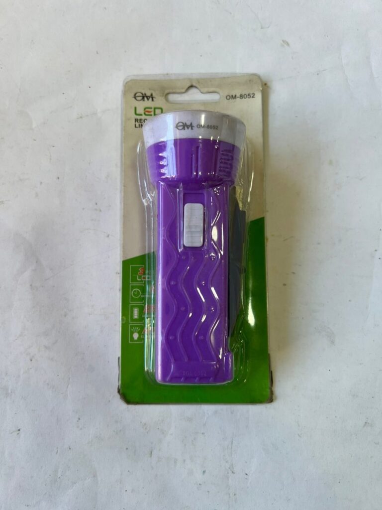 LINTERNA RECARGABLE 3 LED OM8052