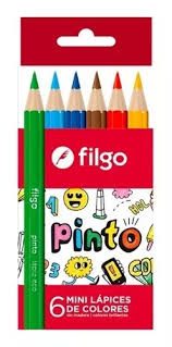 LAPICES FILGO PINTO X6 CORTO