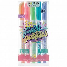 MICROFIBRA MOOVING INFINITOS PASTELES BLISTER SURTIDO X 5 U.2636120