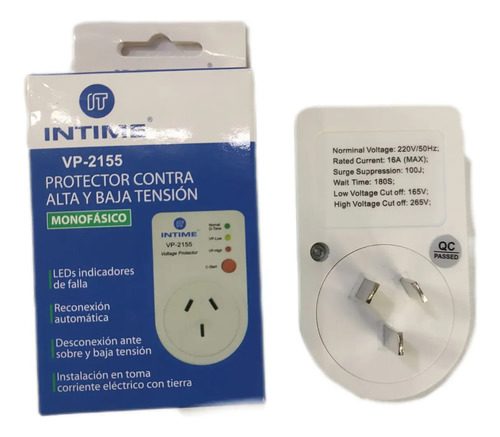 PROTECTOR ALTA Y BAJA TENSION MONOFASICO