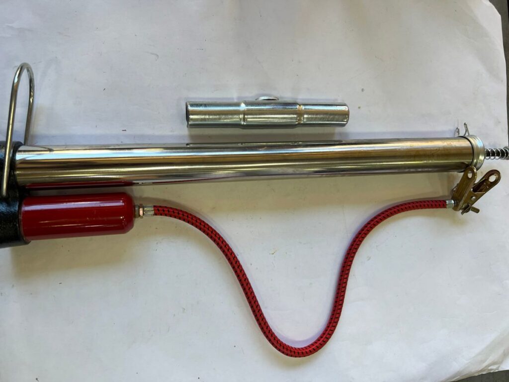 INFLADOR DE PIE CROMADO M/METAL TL0347