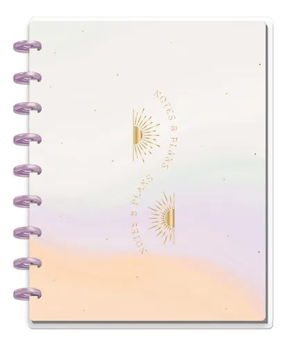 CUADERNO HAPPY PLANNER ATARDECER C/DISCOS 60 HJS 1529102