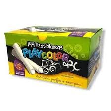 TIZA PLAYCOLOR X144 BLANCA 137-002