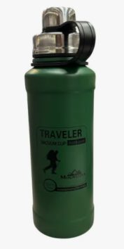 TERMO BOTELLA 0.8 LT DE ACERO EN CAJA 183