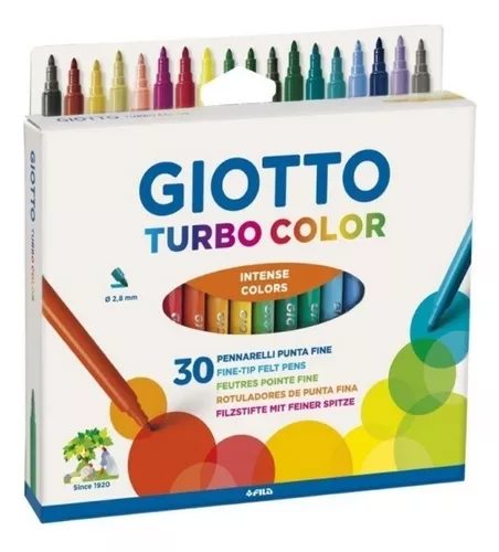 MARCADORES GIOTTO TURBO COLOR X 30 2830103 MARCPAX30