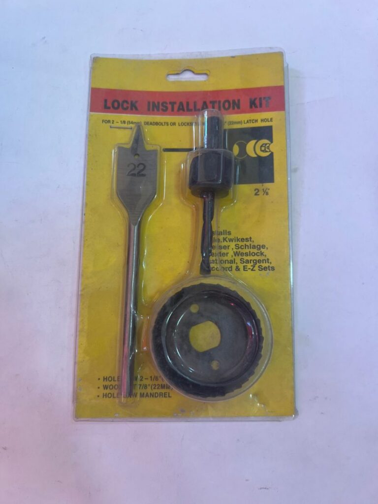 KIT P/INSTALAR CERRADURA MADERA TS1235