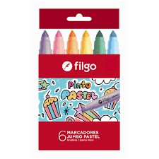 MARCADORES FILGO PINTO JUMBO X6 PASTEL