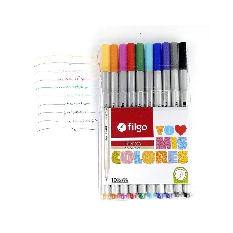 MICROFIBRA FILGO LINER 038 ESTUCHE X10