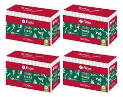 TIZAS FILGO ESCOLARES PINTO X100 BLANCAS
