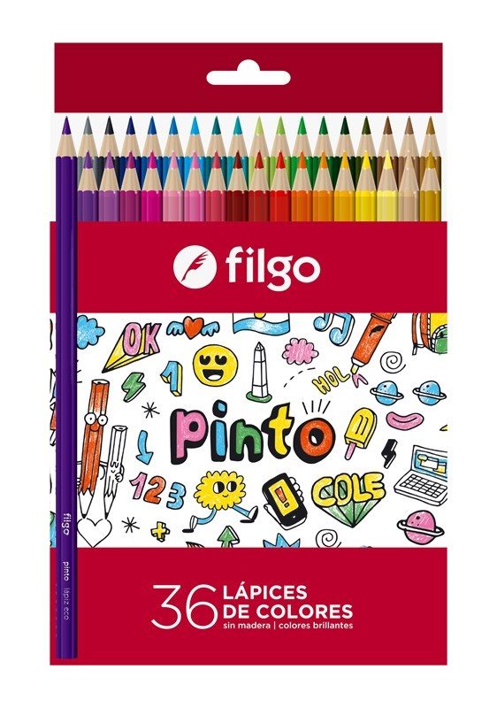 LAPICES FILGO LARGOS PINTO X36 PN-201X36