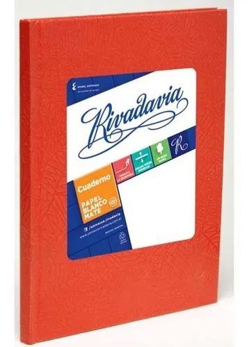CUADERNO RIVADAVIA ARAÑA T.D. ROJO X 50 HJS RAY.0010451