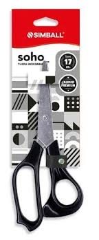 TIJERA SIMBALL SOHO 17CM NEGRA 041093