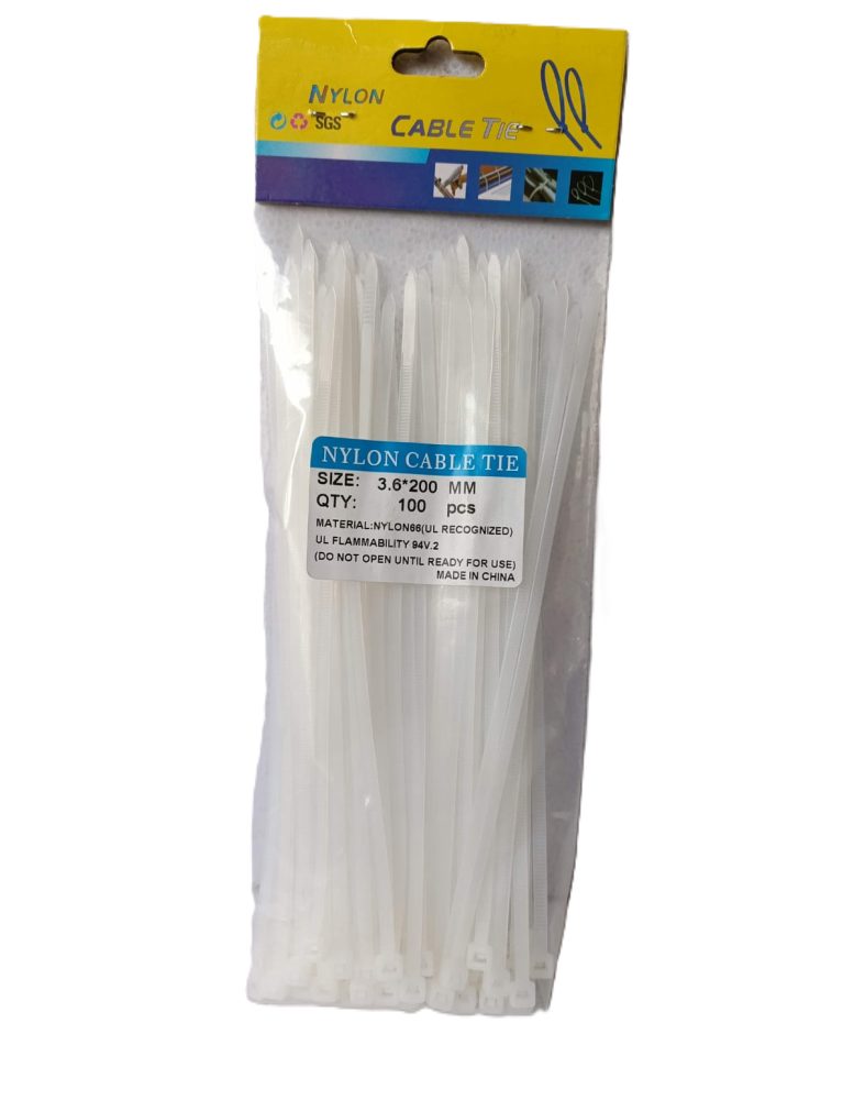 PRECINTO TRANSPARENTE 3.6X200 MM ETL0027