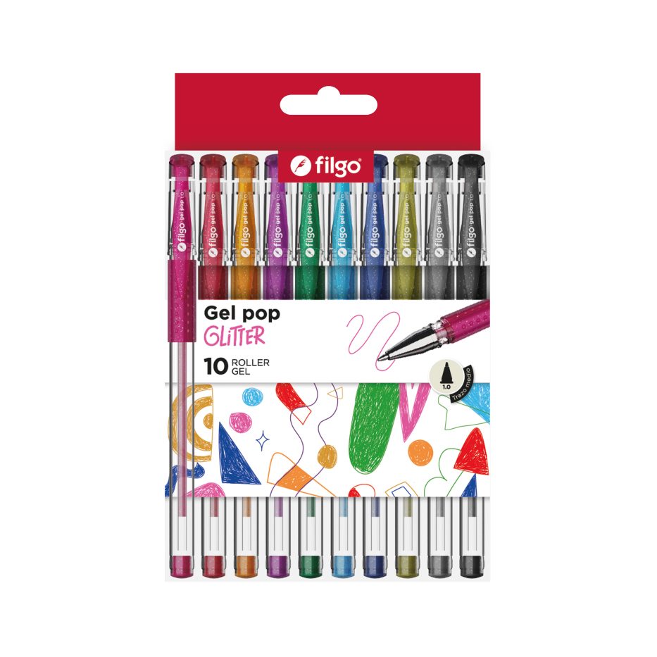 ROLLER FILGO GEL POP X10 GLITTER