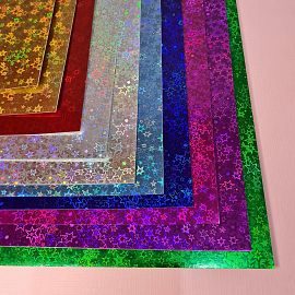 CARTULINA HOLOGRAMADA C/GLITTER REXON 35X50