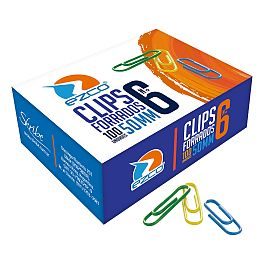 CLIP EZCO FORRADO N° 6 X 100 U. ( 50 MM )2380306