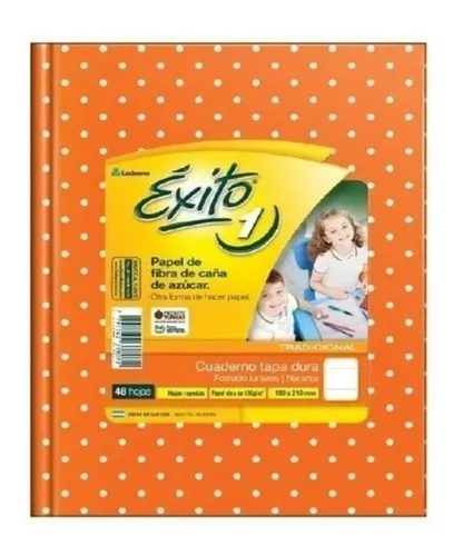 CUADERNO EXITO E1 LUNARES T.D NARANJA X 48 HJS RAY.0020586