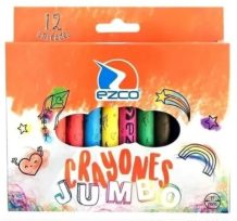 LAPICES DE CERA EZCO JUMBO X12 2383221
