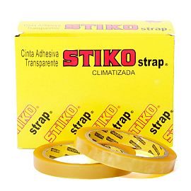 CINTA ADHESIVA STIKO STRAP DE 12 X 60 MTS.0720126