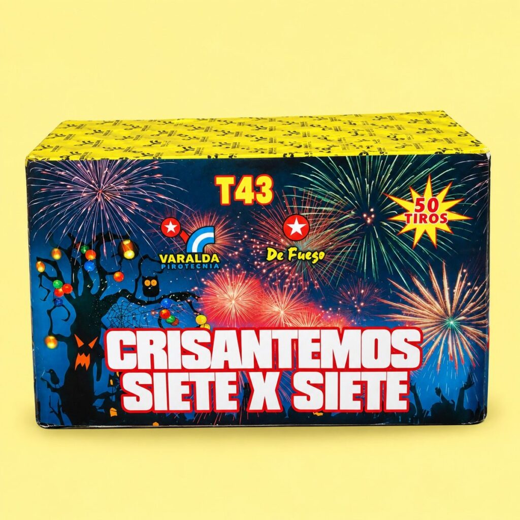 TORTA CRISANTEMOS 7X7 49 T43