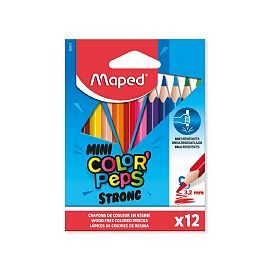 LAPICES DE COLORES MAPED COLOR PEPS X 12 CORTOS STRONG 0751012