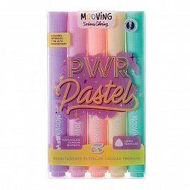 RESALTADOR MOOVING PWR PASTEL BLISTER SURTIDO X 5 U.2636330