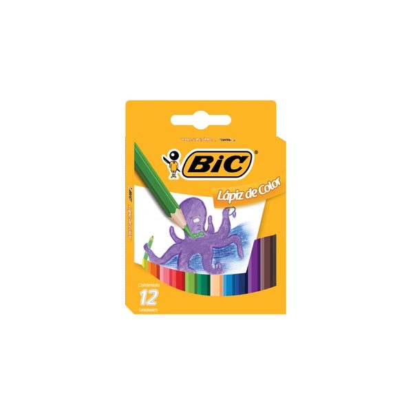LAPICES DE COLORES BIC KIDS X12