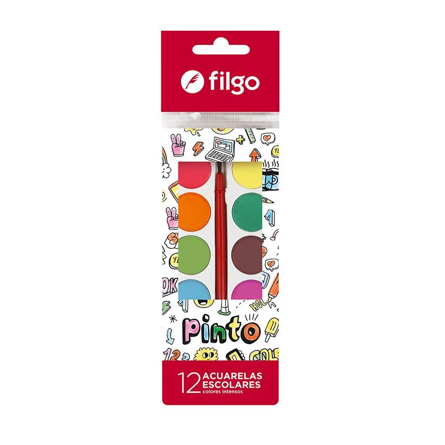 ACUARELA FILGO ESTUCHE X12